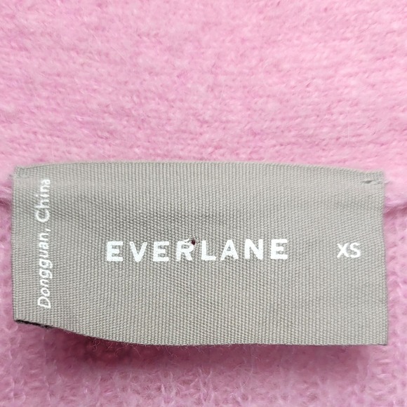 Everlane Pink Alpaca Blend Wool Cardigan Size XS - Picture 4 of 9